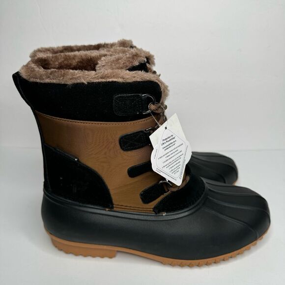 Propet Ingrid Waterproof Duck Boot Pinecone/Black size 10 - Picture 5 of 12